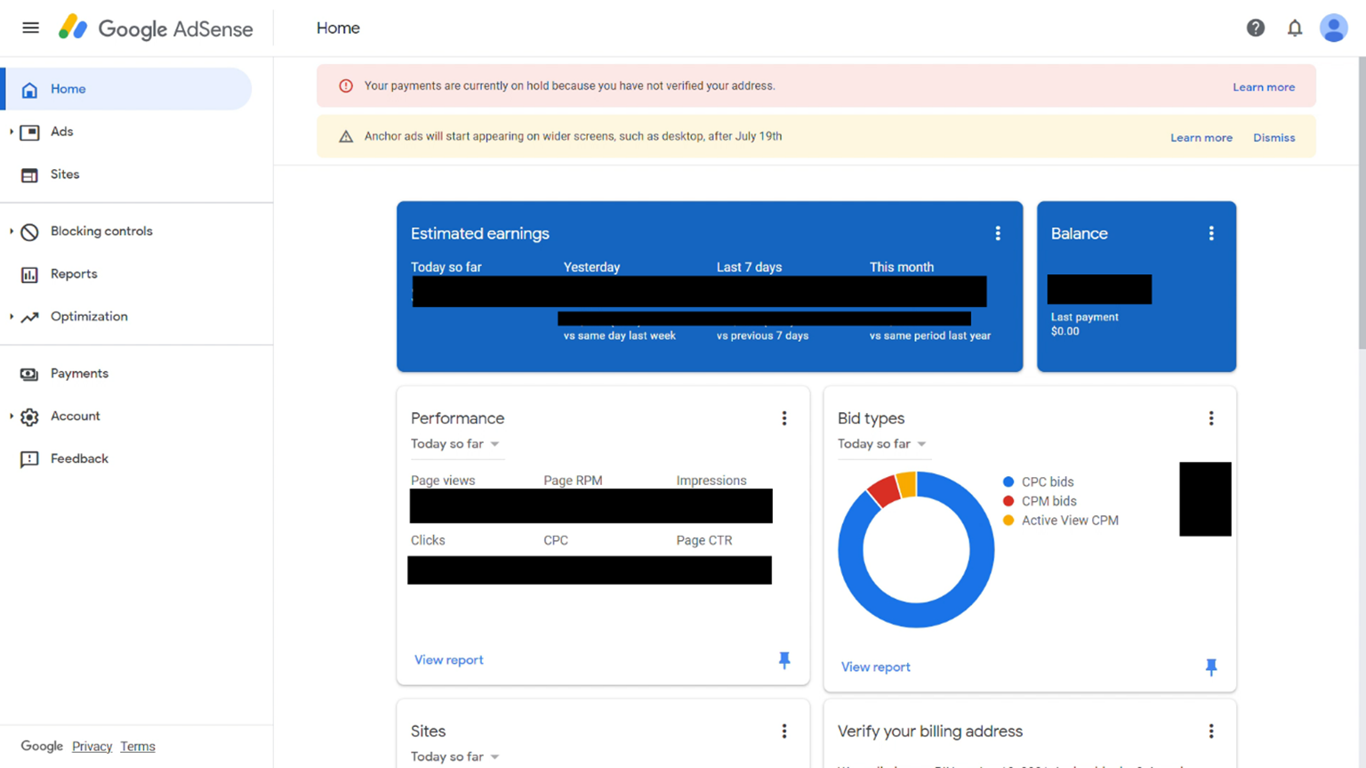 如何验证Google AdSense 的收款地址